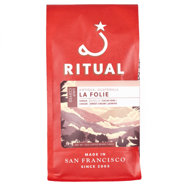 12oz coffee bag of La Folie