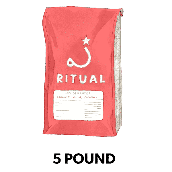 5 lb decaf red bag