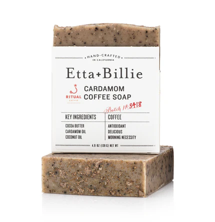 Etta + Billie Cardamom Coffee Soap bar