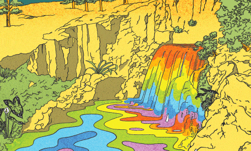 Rainbow Falls Banner