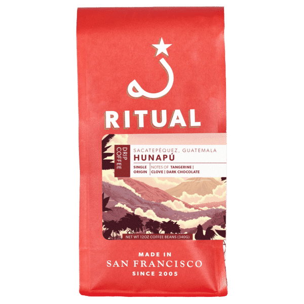 Ritual 12oz coffee bag of Hunapú