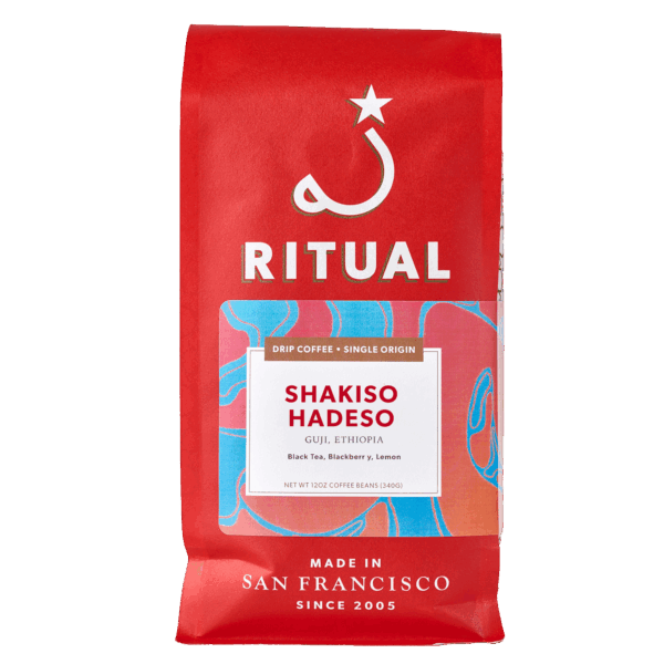 12oz bag of Shakiso Hadeso drip coffee