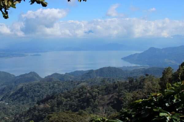 The mountains and water in El Cedral, Santa Bárbara, Honduras